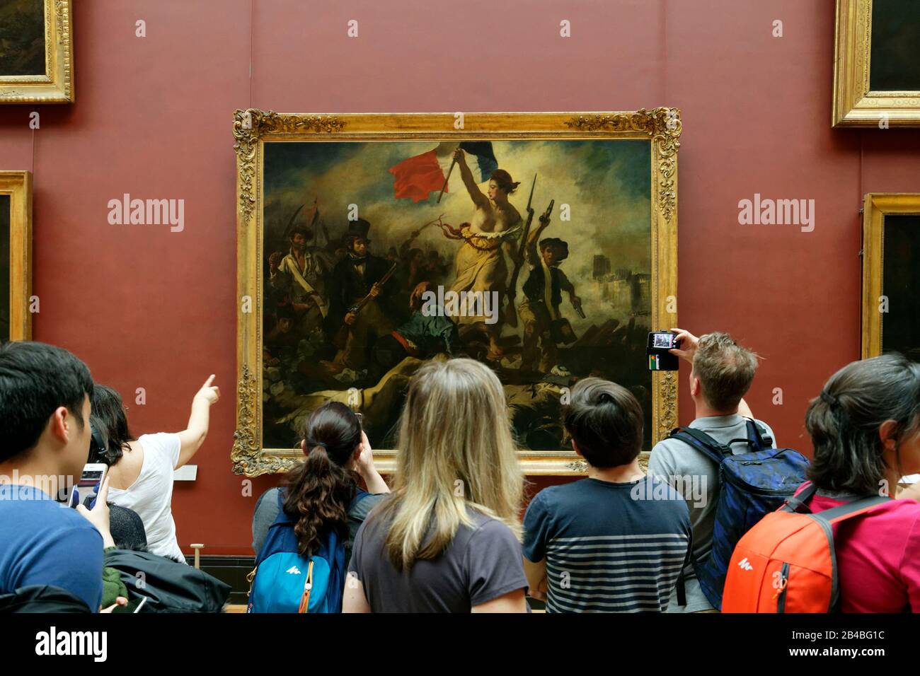 La Libertà Che Guida Il Popolo Louvre Delacroix la libertà che guida il popolo immagini e fotografie stock ad