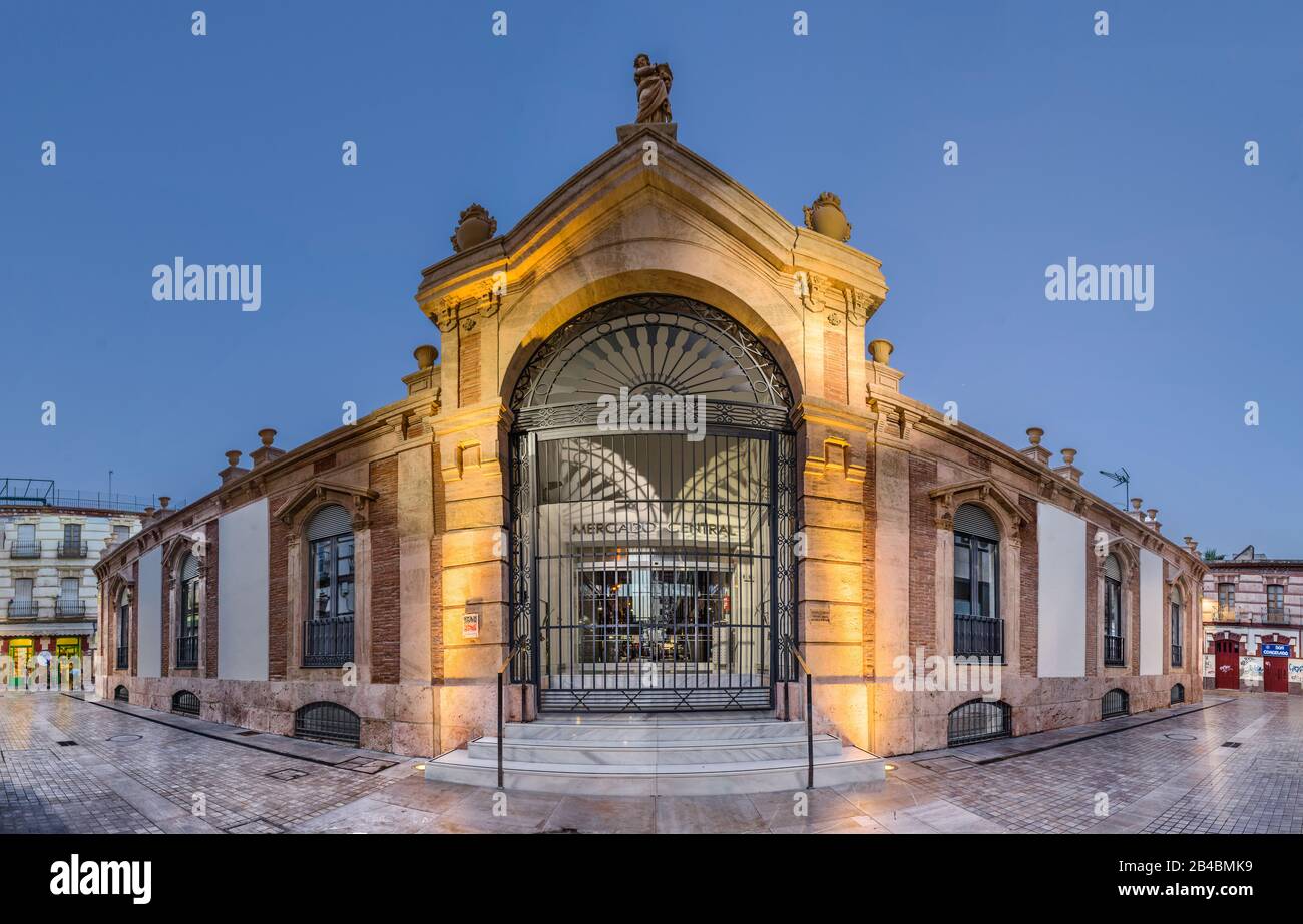 Mercato Centrale di Almería Foto Stock