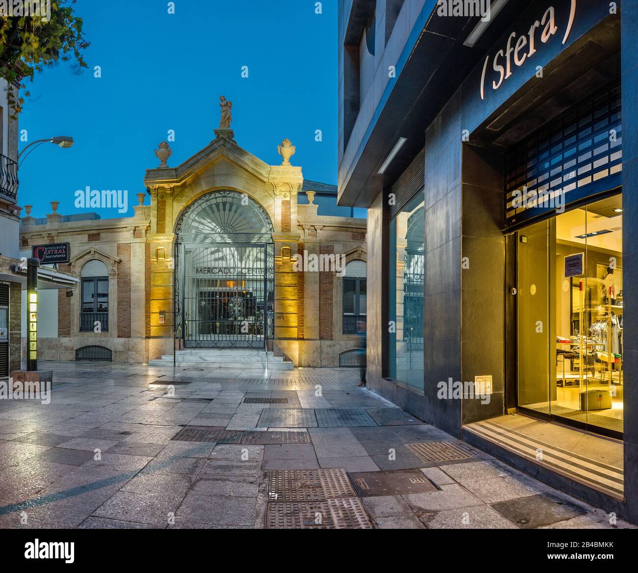 Mercato Centrale di Almería Foto Stock