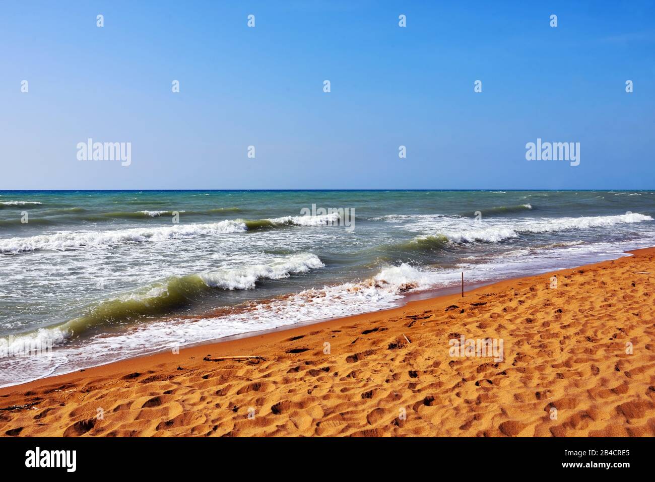 Castelvetrano Selinunte spiaggia di Marinella Sicilia Italia Foto Stock