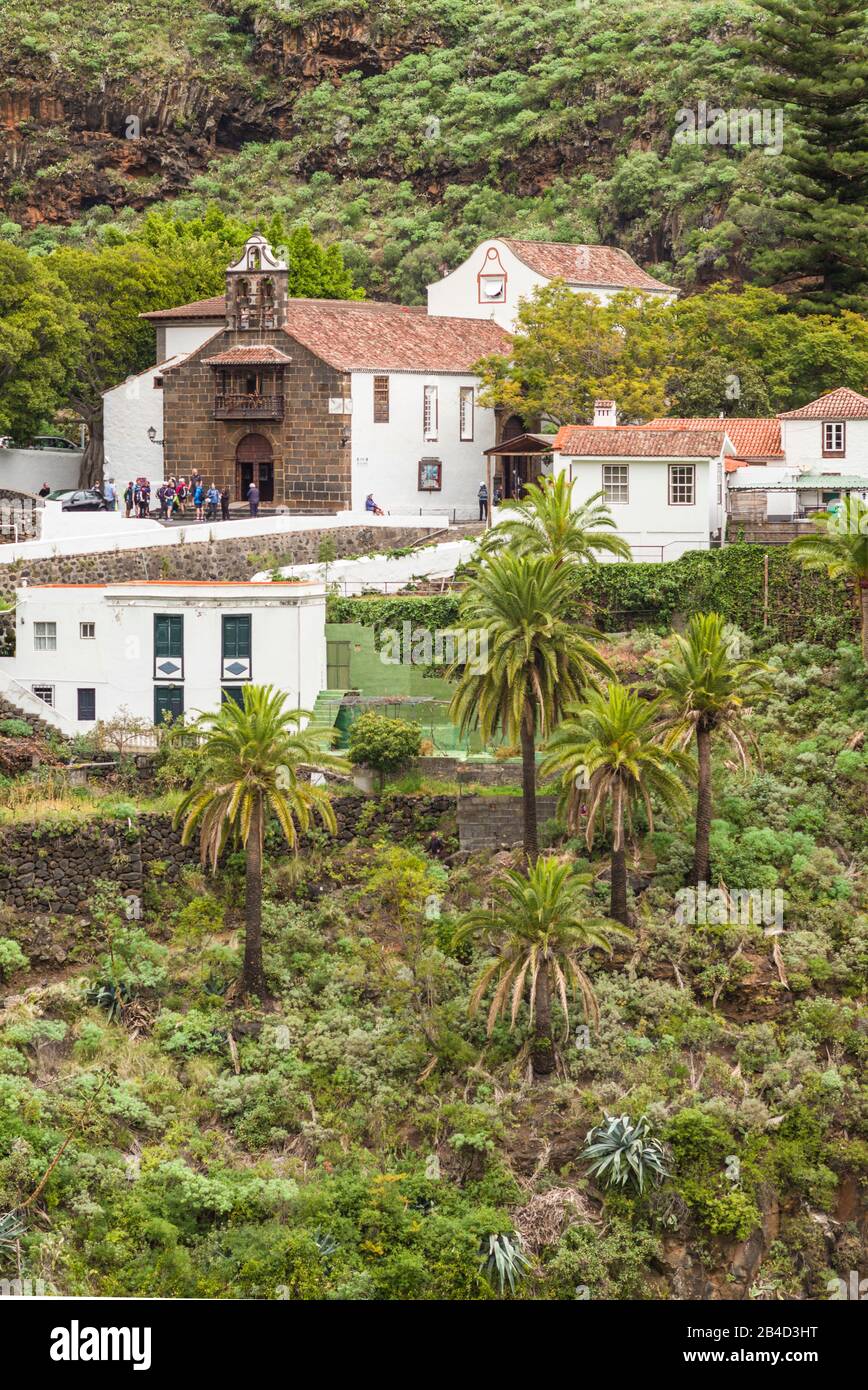 Spagna Isole Canarie La Palma Isola, Santa Cruz de la Palma, Santuario de la Virgen de las Nieves, pilgimage chiesa Foto Stock
