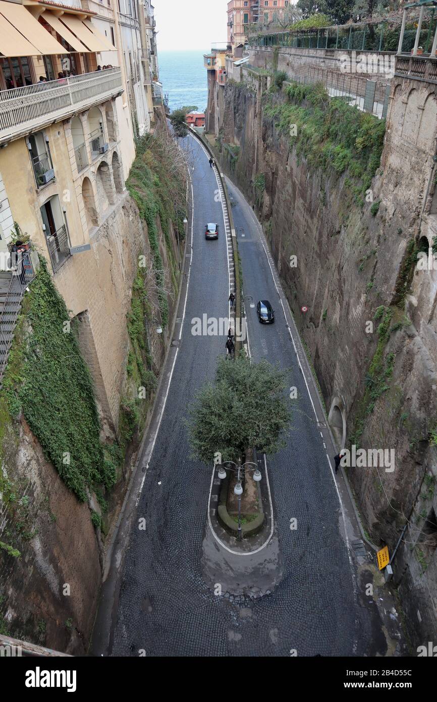 Sorrento - Via Luigi De Maio Foto Stock