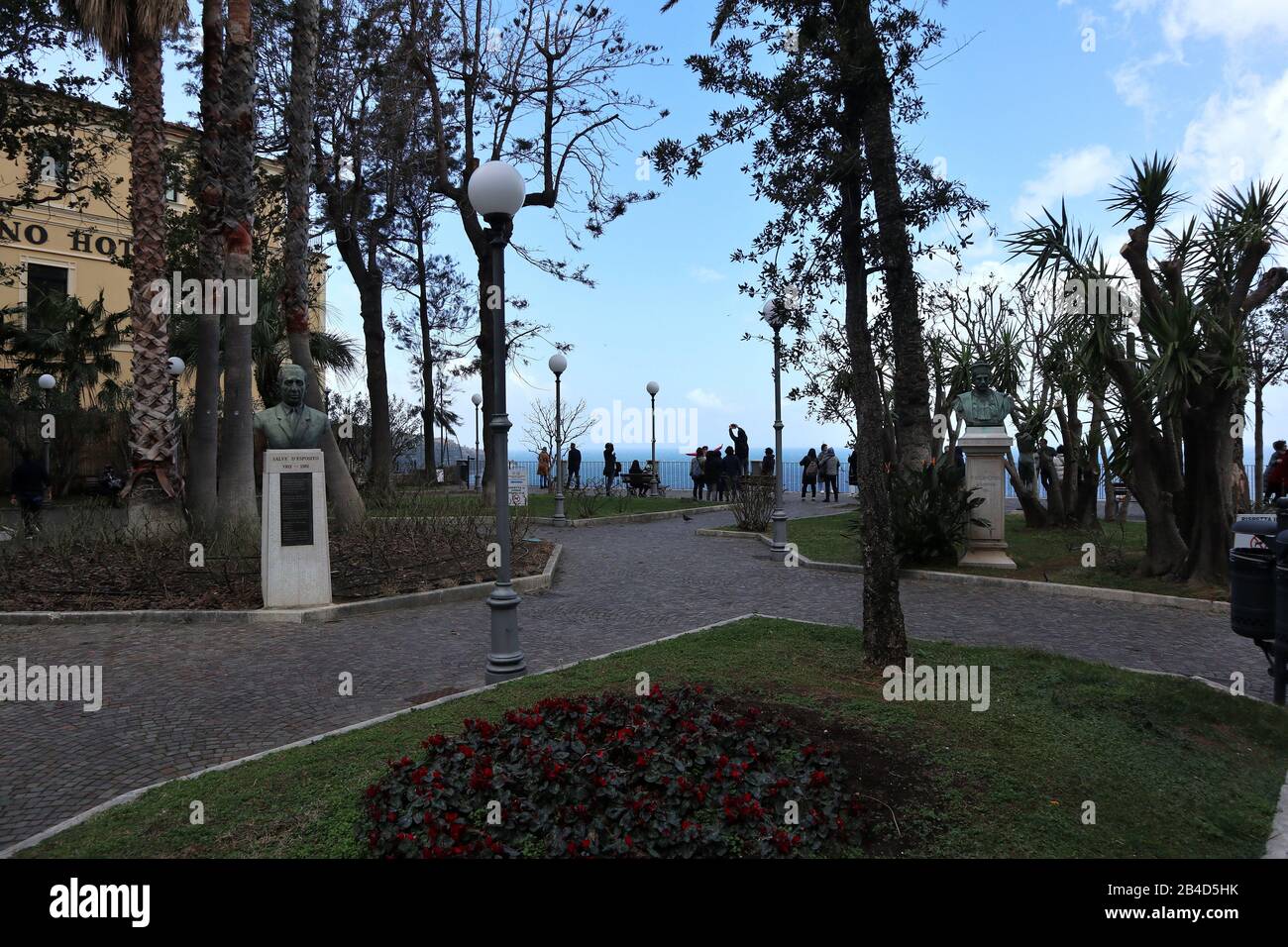 Sorrento - Villa comunale Foto Stock