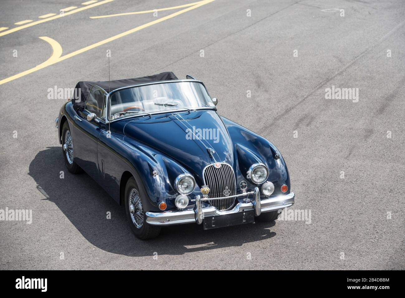 Michelstadt, Hesse, Germania, jaguar XK 150, Roadster, costruito nel 1959, cilindrata 3,8 litri, "50s", 60s, convertibile, Roadster, orizzontale, esterno, Esterno, All'Aperto, Foto Stock