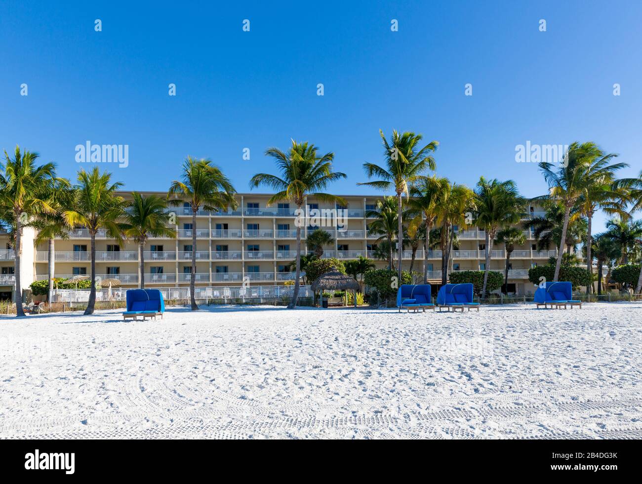 Strand, Fort Myers, Florida, Stati Uniti, Nordamerika Foto Stock