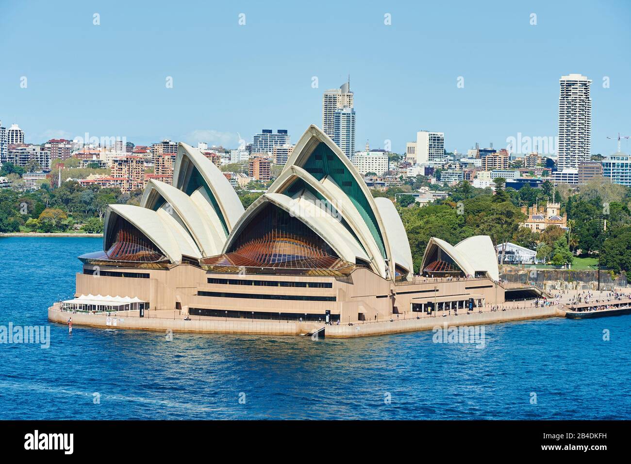 Paesaggio Dell'Opera House In Primavera, Sydney, Nuovo Galles Del Sud, Australia, Oceania Foto Stock