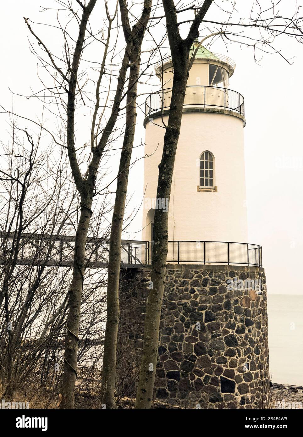 Leuchtturm; Als; Alsen; Insel; Architektur; Dänemark Foto Stock