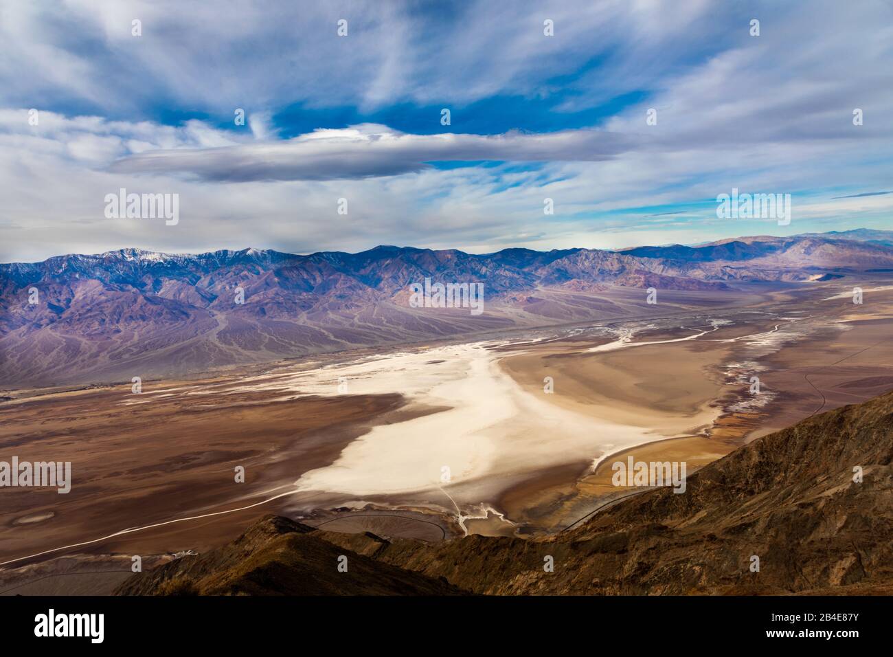Dante'S View Death Valley National Park Usa Foto Stock