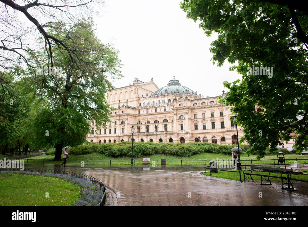 Juliusz Slowacki Theatre, Cracovia in Polonia Foto Stock