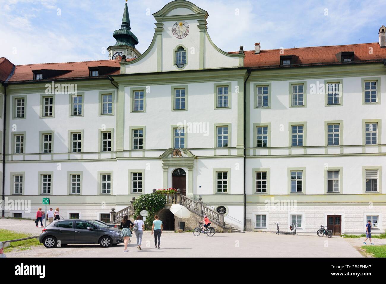 Schäftlarn, Abbazia Di Schäftlarn (Kloster Schäftlarn) A Oberbayern, Münchner Umland, Alta Baviera, Baviera / Baviera, Germania Foto Stock