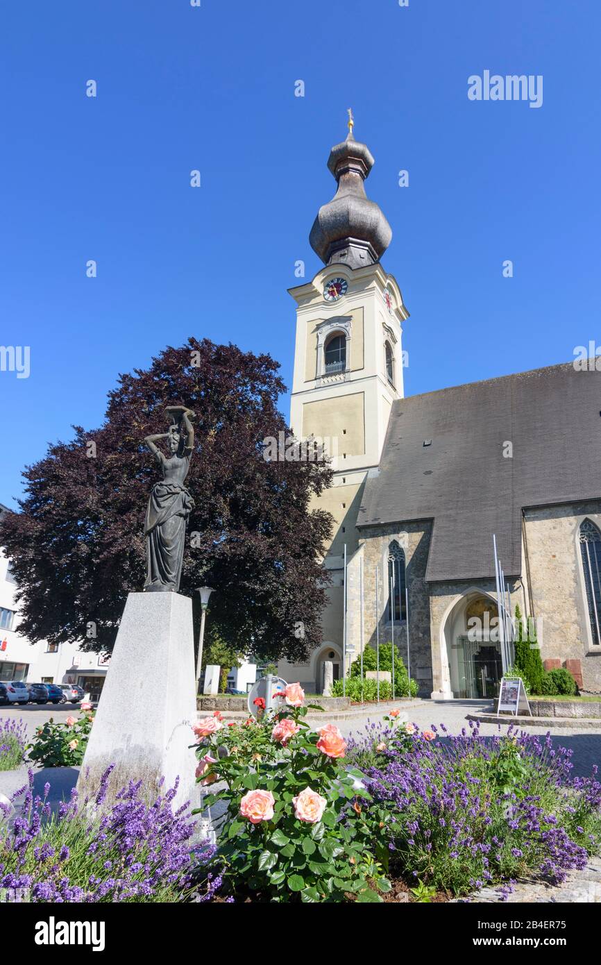 Vöcklamarkt, Chiesa Di Hausruckviertel, Oberösterreich, Austria Superiore, Austria Foto Stock