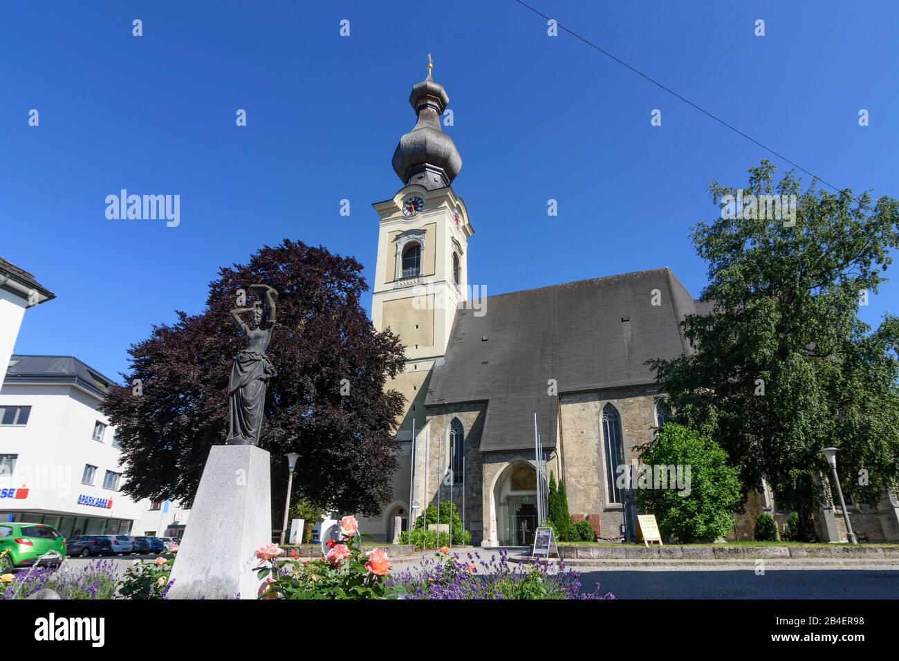 Vöcklamarkt, Chiesa Di Hausruckviertel, Oberösterreich, Austria Superiore, Austria Foto Stock