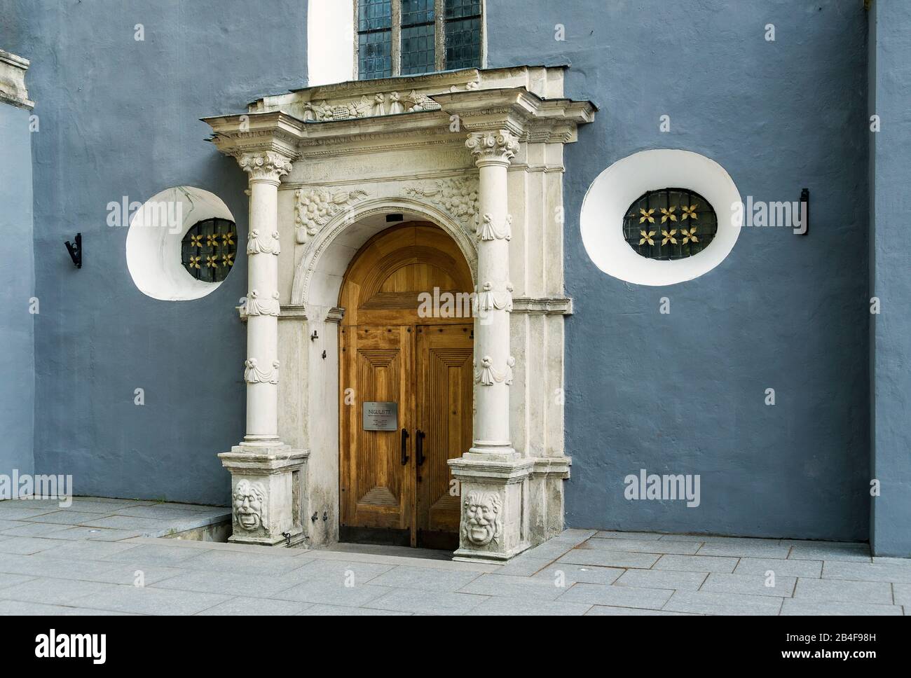 Estland, Tallinn, Niguliste Kirik, Nikolaikirche, Kunstmuseum Foto Stock