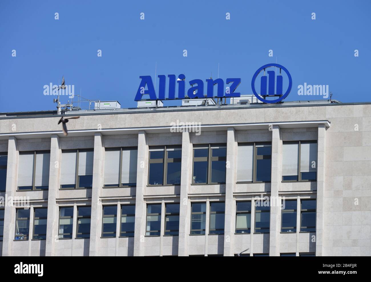 Allianz-Buerohaus, Joachimstaler Strasse, Charlottenburg di Berlino, Deutschland Foto Stock