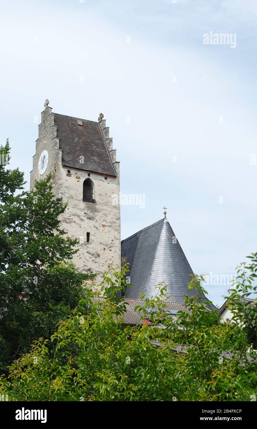 Chiesa Parrocchiale Di Maria Immacolata Concezione, Neubeuern, Inntal, Baviera, Germania, Europa Foto Stock