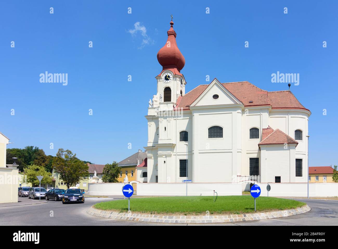 Pottendorf, Chiesa Di Pottendorf A Wienerwald, Selva Viennese, Niederösterreich, Bassa Austria, Austria Foto Stock