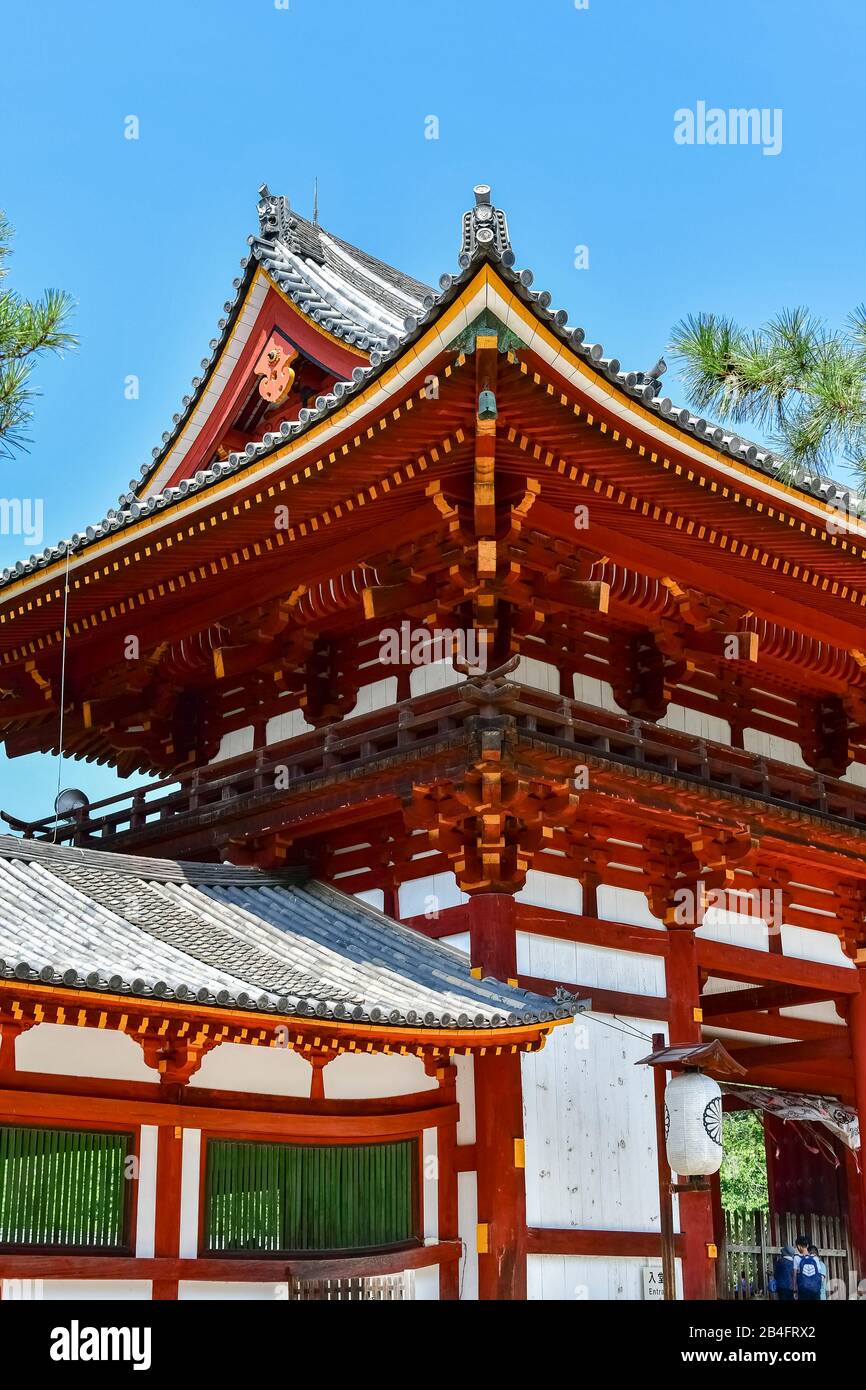 Gateway Al Tempio Todaiji, Nara Park, Nara, Hondhu, Giappone Foto Stock