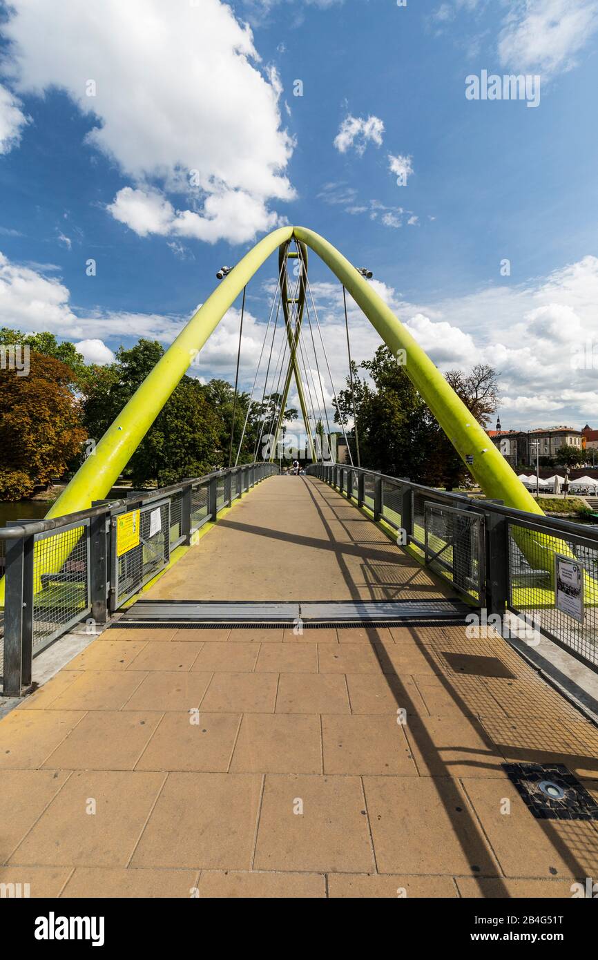 Europa, Polonia, Bassa Slesia, Wroclaw - Isola Di Slodowa Foto Stock