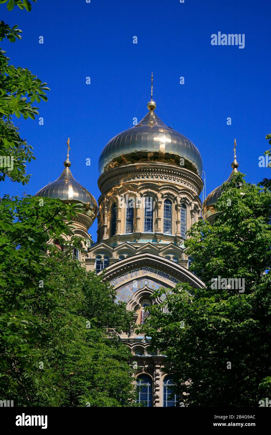 Cattedrale Di San Nicola, Lipaja-Karosta, Lettonia, Stati Baltici Foto Stock
