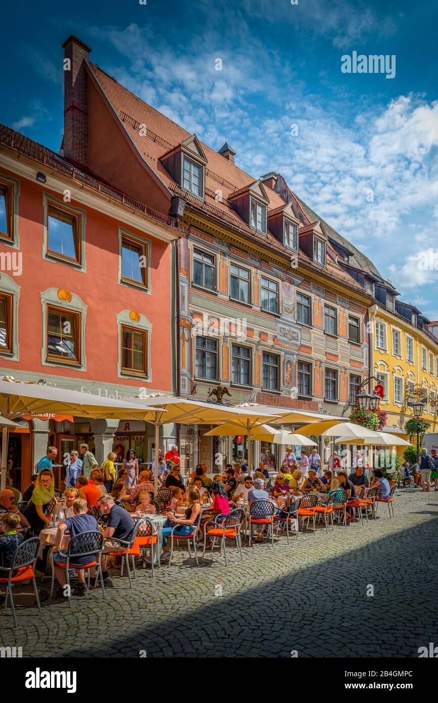 Deutschland, Bayern, Allgäu, Füssen, Altstadt, Reichenstraße, Stadtapotheke Foto Stock