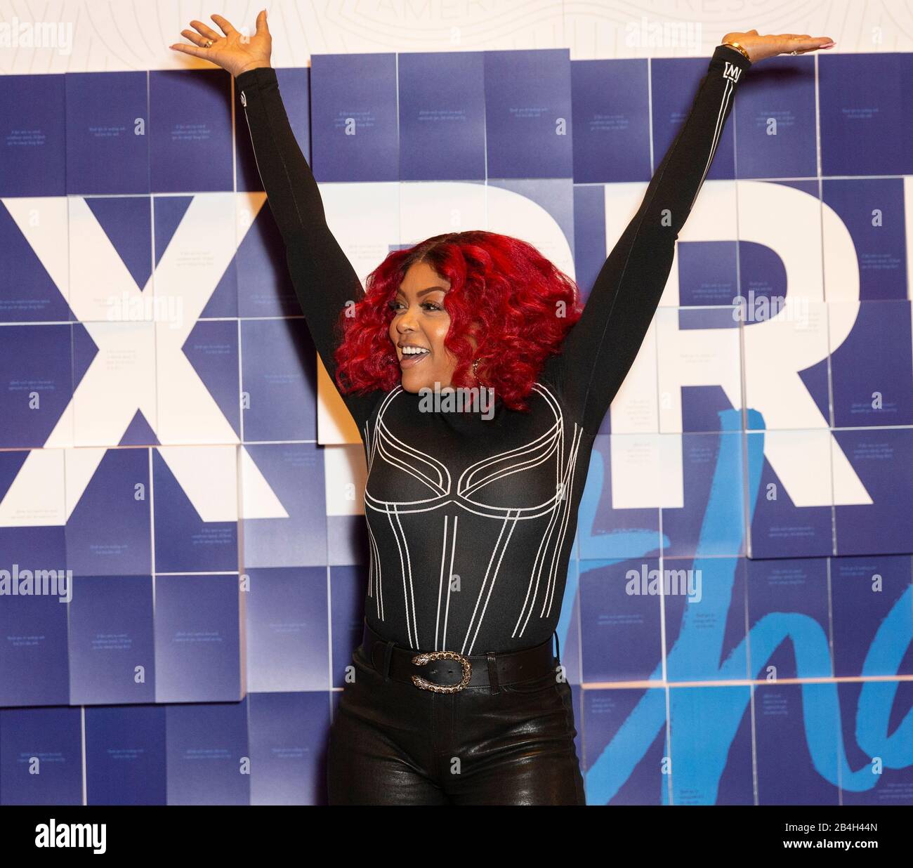 New York, Stati Uniti. 06th Mar, 2020. Taraji P. Henson Partecipa All'American Express Employee Appreciation Day Al Grand Central Terminal Vanderbilt Hall (Photo By Lev Radin/Pacific Press) Credit: Pacific Press Agency/Alamy Live News Foto Stock