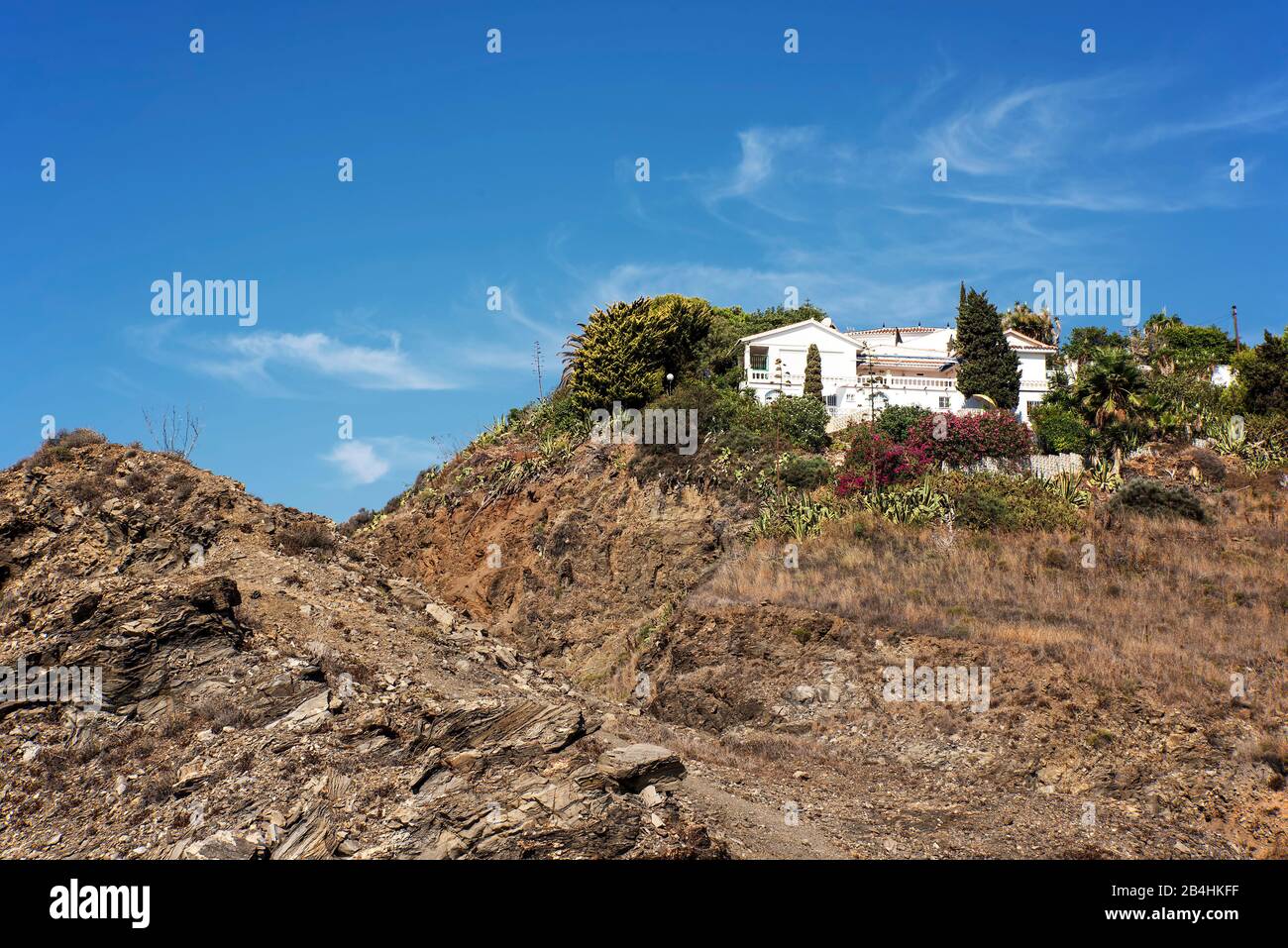 Casa vacanze a Torrox in collina Foto Stock