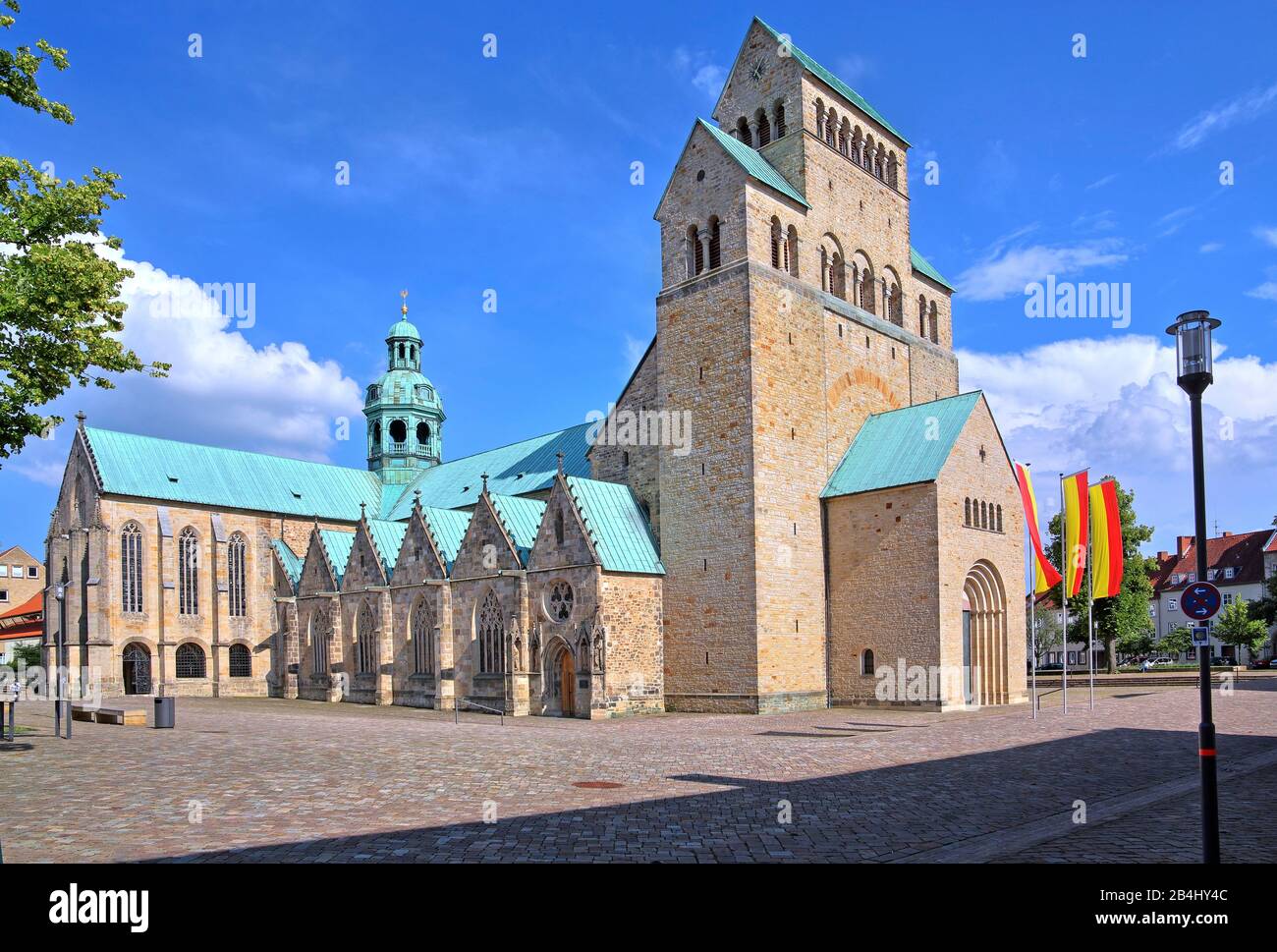 Mariendom Dom, Hildesheim, Bassa Sassonia, Germania Foto Stock