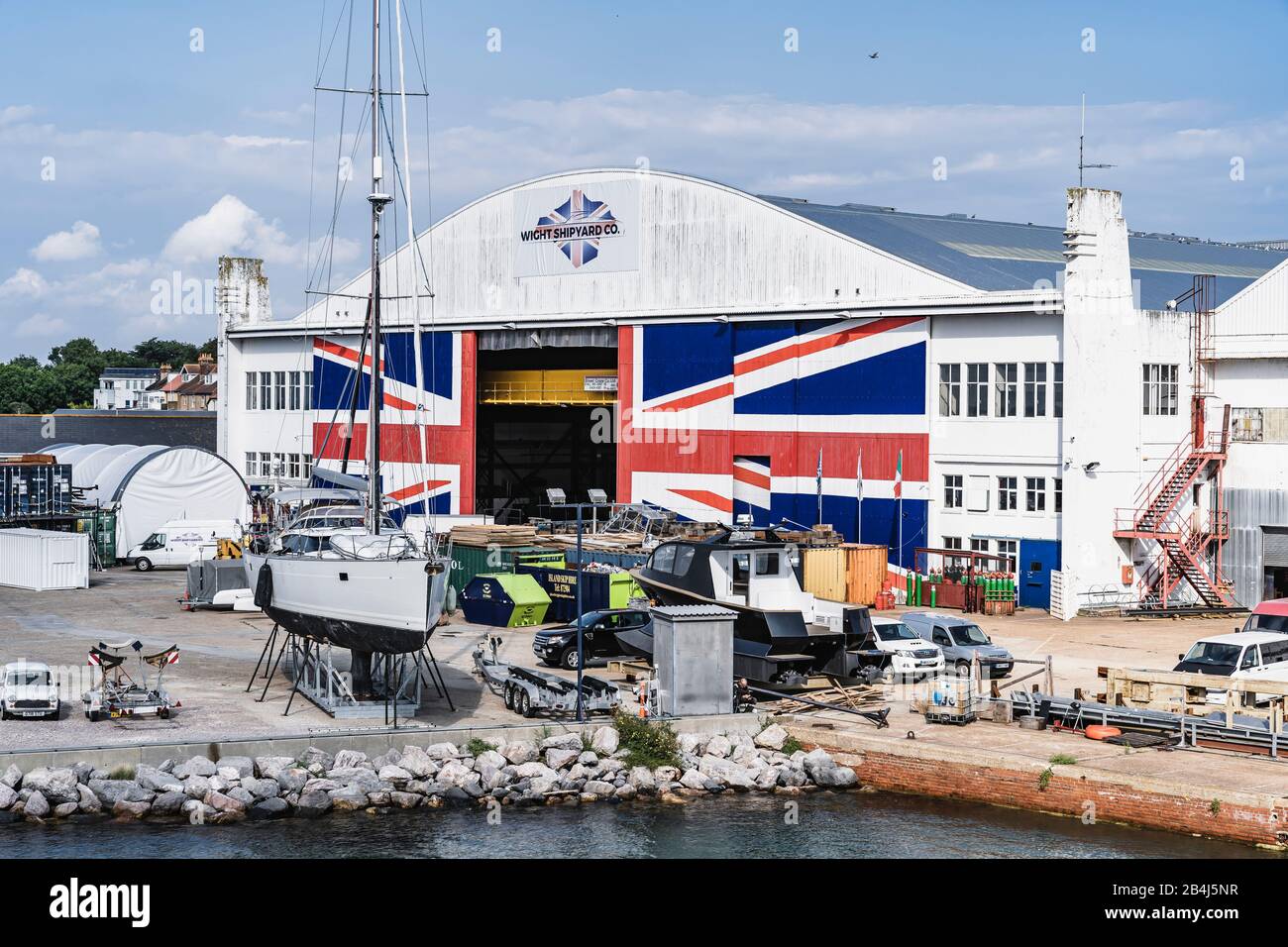 Porto, Cantiere Navale, Isola, Isola Di Wight, Regno Unito, Sud, Inghilterra, Europa Foto Stock