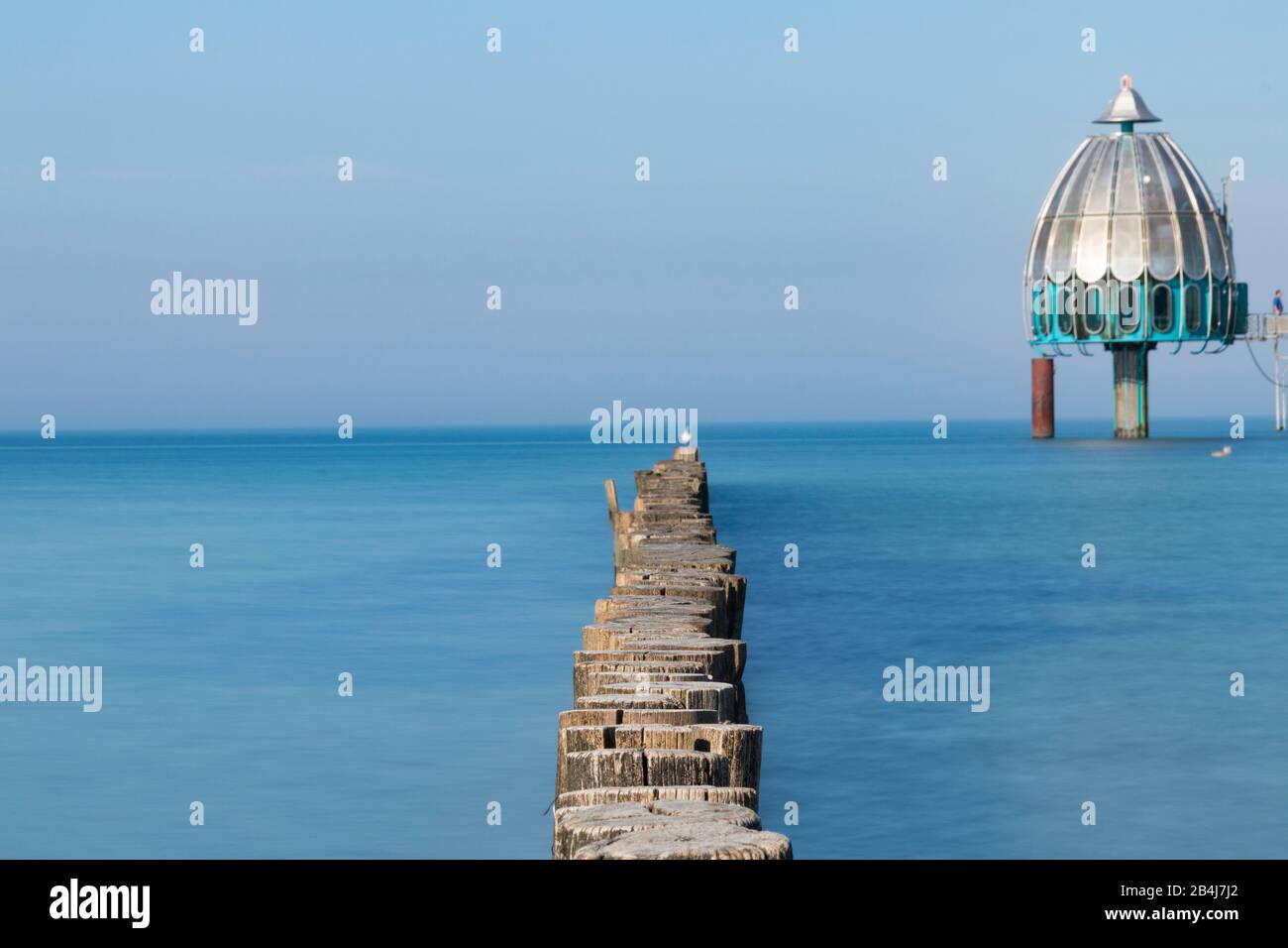 Germania, Mecklenburg-Vorpommern, Zingst, Campana Subacquea, Mar Baltico. Foto Stock