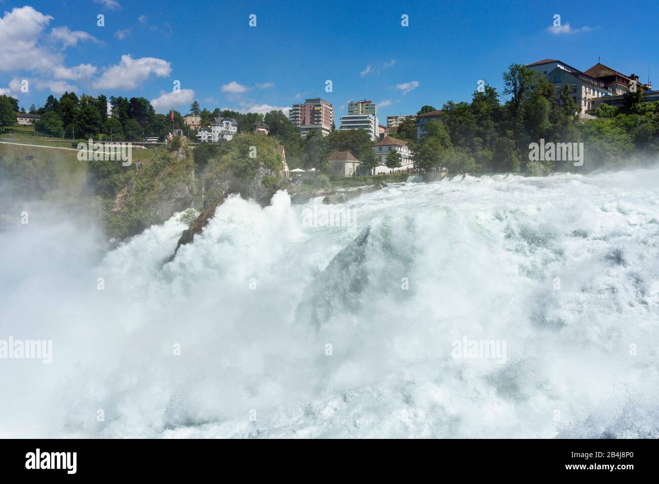 Rheinfall bei Sciaffusa Foto Stock