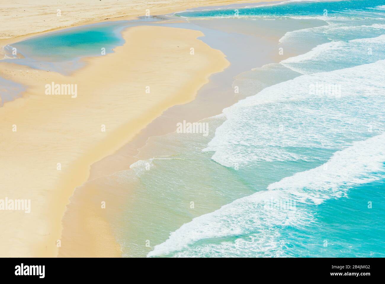 Settanta Cinque miglia di spiaggia, l'Isola di Fraser, Queensland, Australia Foto Stock