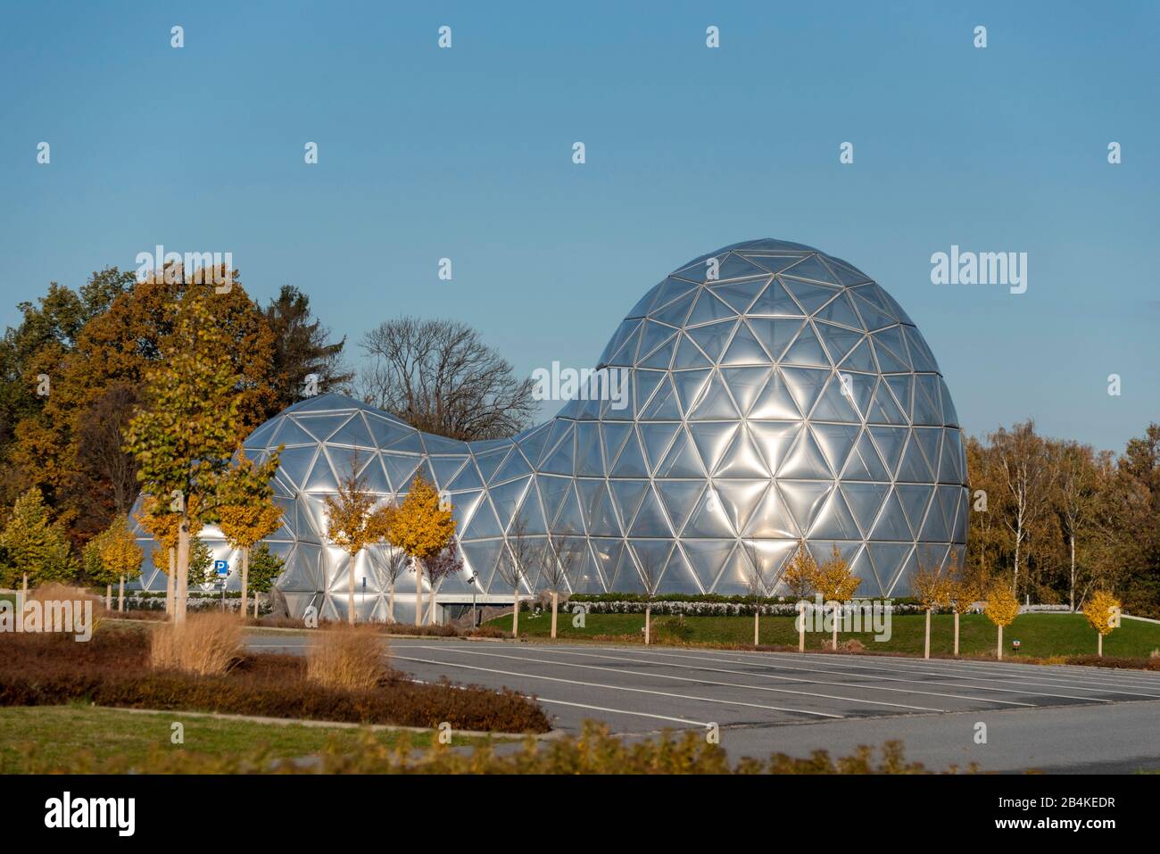 Germania, Sassonia, Kleinwelka, Dinosaur Park Kleinwelka, Ingresso Principale, Alta Lusazia. Foto Stock