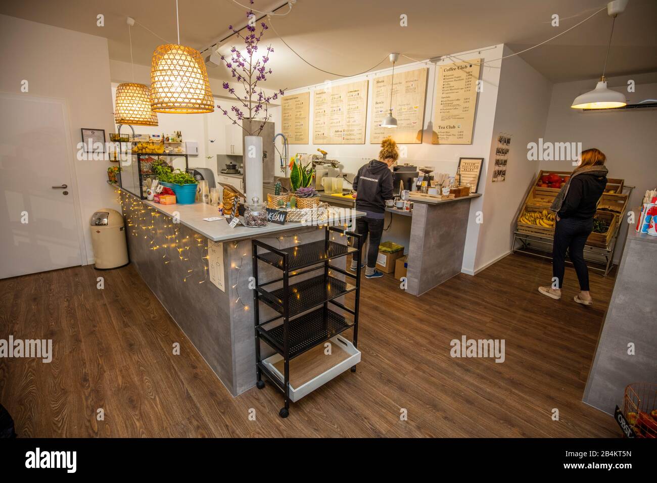 Negozio biologico per la nutrizione vegetariana, vegana e alternativa Foto Stock