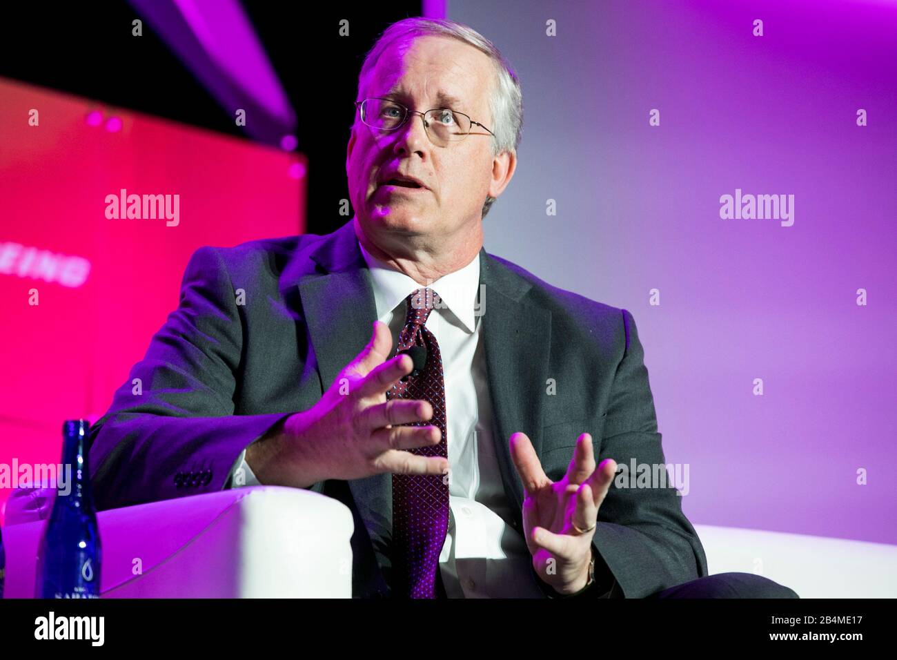 John Shannon, Vice President e Program Manager, Space Launch System, The Boeing Company, parla al U.S. Chamber of Commerce Aviation Summit di W. Foto Stock