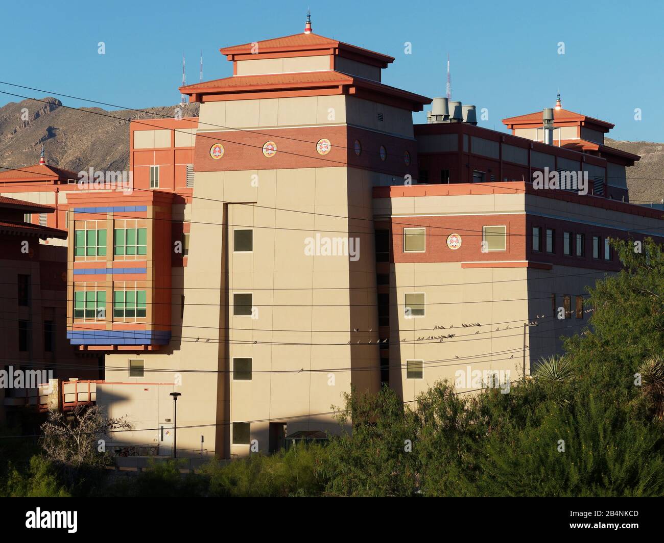 Architettura bhutanese, Università del Texas a El Paso Foto Stock