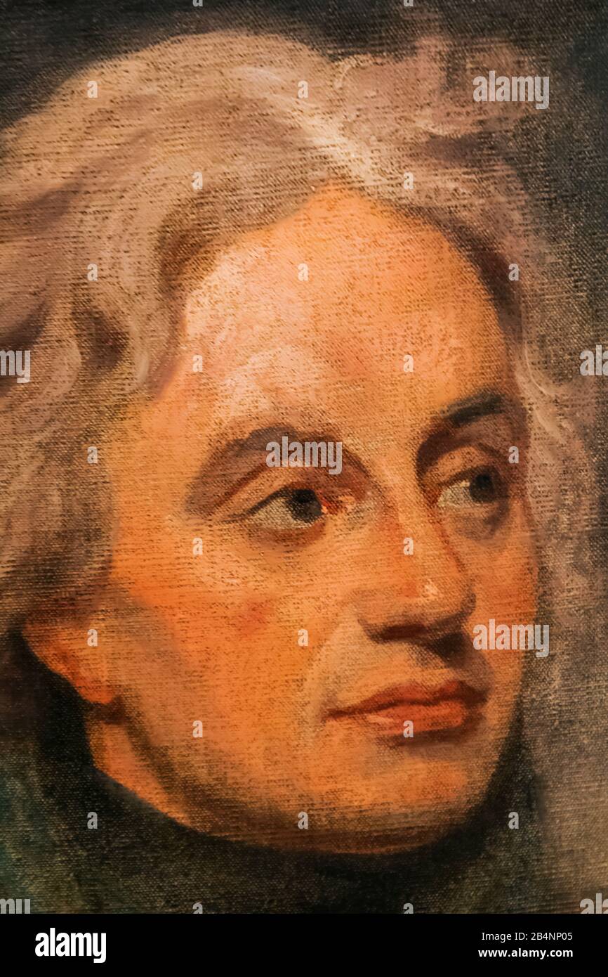 Inghilterra, Londra Greenwich, Queen's Casa Museo e Galleria d'arte, Ritratto Vice-Ammiraglio Horatio Nelson da Sir William Beechy datata 1801 Foto Stock