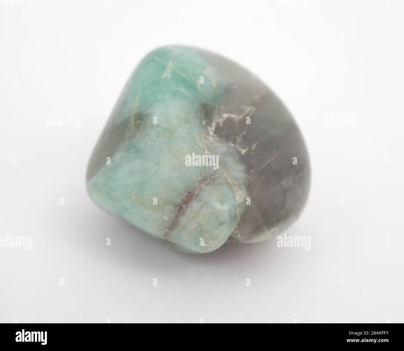 Una gemma verde pallido Foto Stock