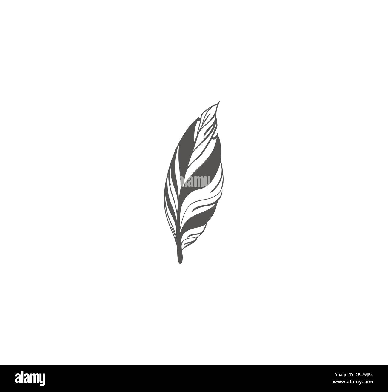 Scrittore felice compleanno vettore logo - bella piuma elegante Illustrazione Vettoriale Scrittore felice compleanno vettore logo - bella piuma elegante Illustrazione Vettoriale