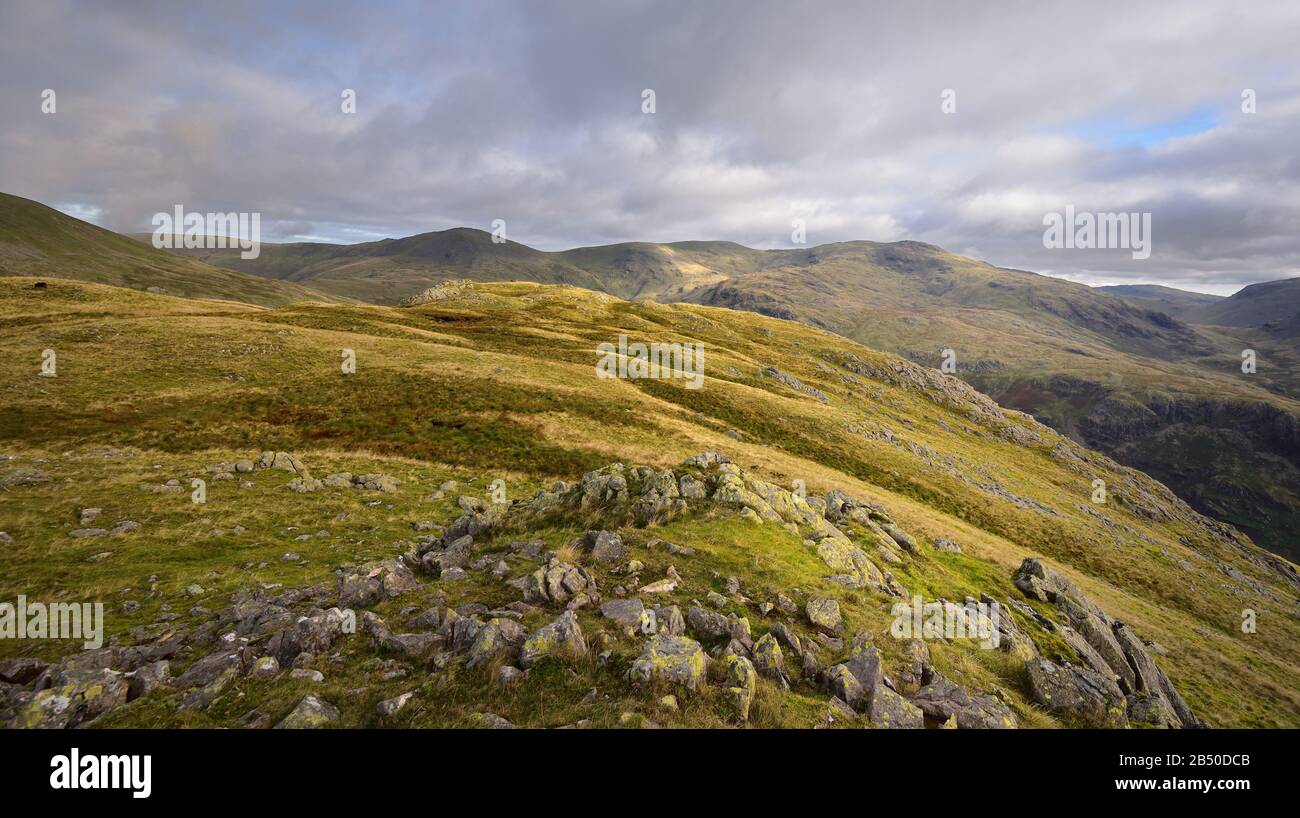 Il Wasdale si è abbattuto dal Medio Foto Stock