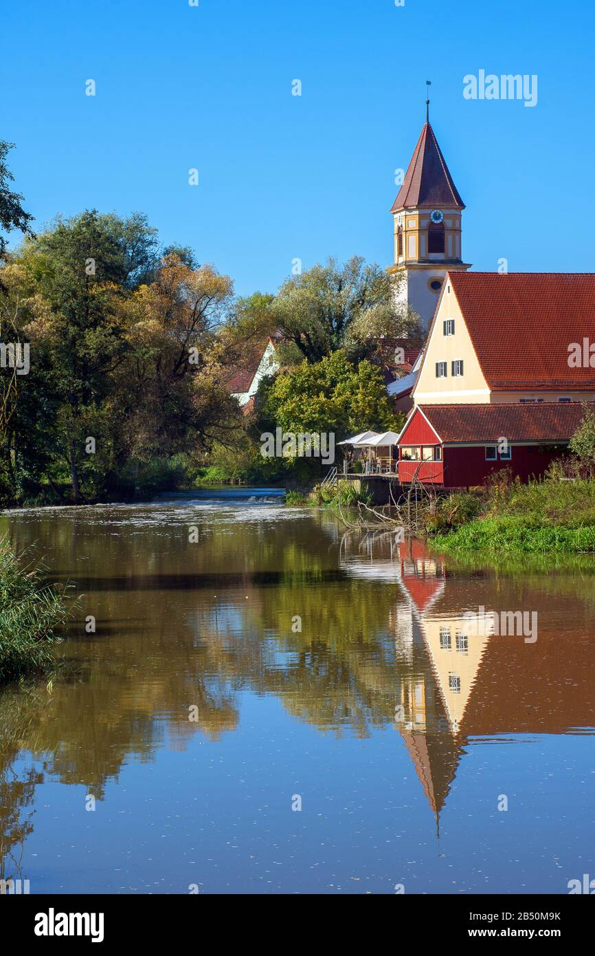 Wittelshofen An Der Woernitz • Mittelfranken, Bayern, Deutschland, Germania Foto Stock