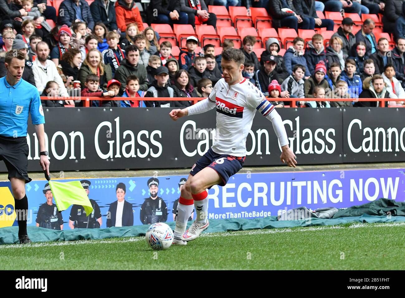 Londra, Regno Unito. 07th Mar, 2020. Jonny Howson di Middlesbrough in azione durante la partita Sky Bet Championship tra Charlton Athletic e Middlesbrough a Valley, Londra, sabato 7th marzo 2020. (Credit: Ivan Yordanov | MI News) La Fotografia può essere utilizzata solo per scopi editoriali di giornali e/o riviste, licenza richiesta per uso commerciale Credit: Mi News & Sport /Alamy Live News Foto Stock