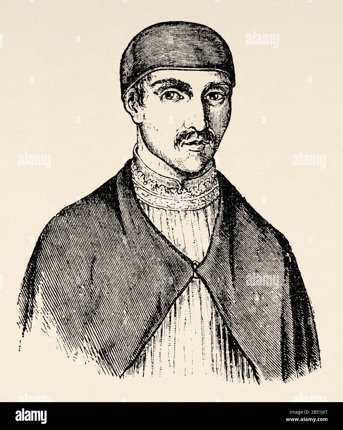 Pedro González de Mendoza (Guadalajara, 1428 – Guadalajara, 1495) è stato un Foto Stock