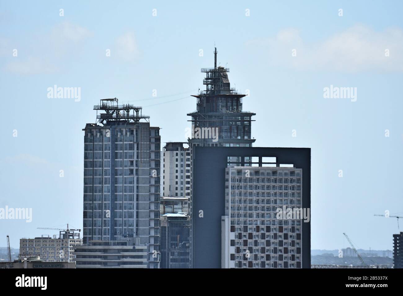 Un Residenziale Edifici Appartamenti O Condos Foto Stock