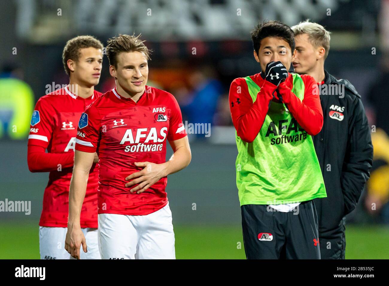 Alkmaar, 07-03-2020, calcio, stadio AZ Alkmaar, olandese eredivisie, stagione 2019-2020, punteggio finale : 4-0, giocatore AZ Fredrik Midtsjo Foto Stock