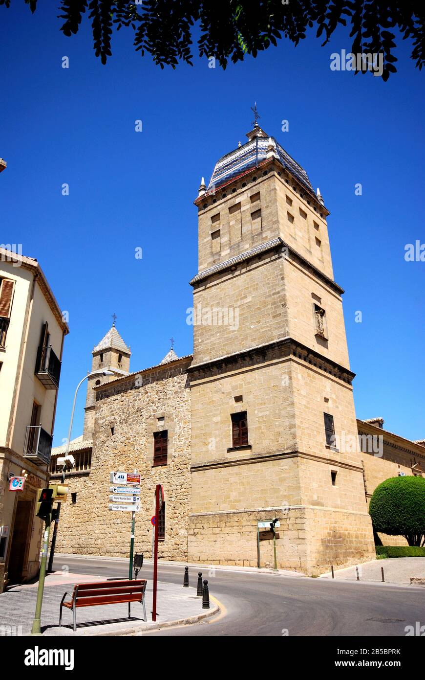 Santiago Hospital Tower (Hospital De Santiago), Ubeda, Spagna. Foto Stock