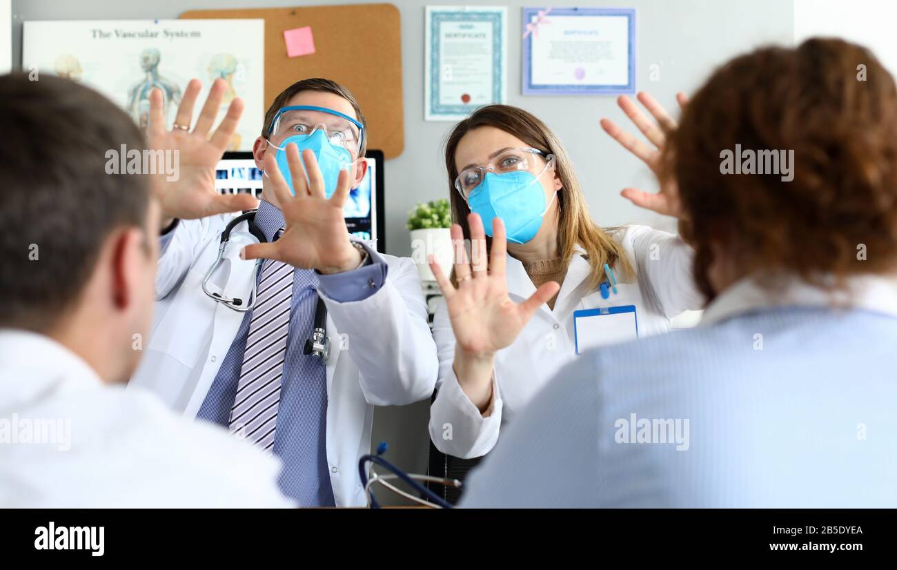 Medicina moderna e ufficio Foto Stock