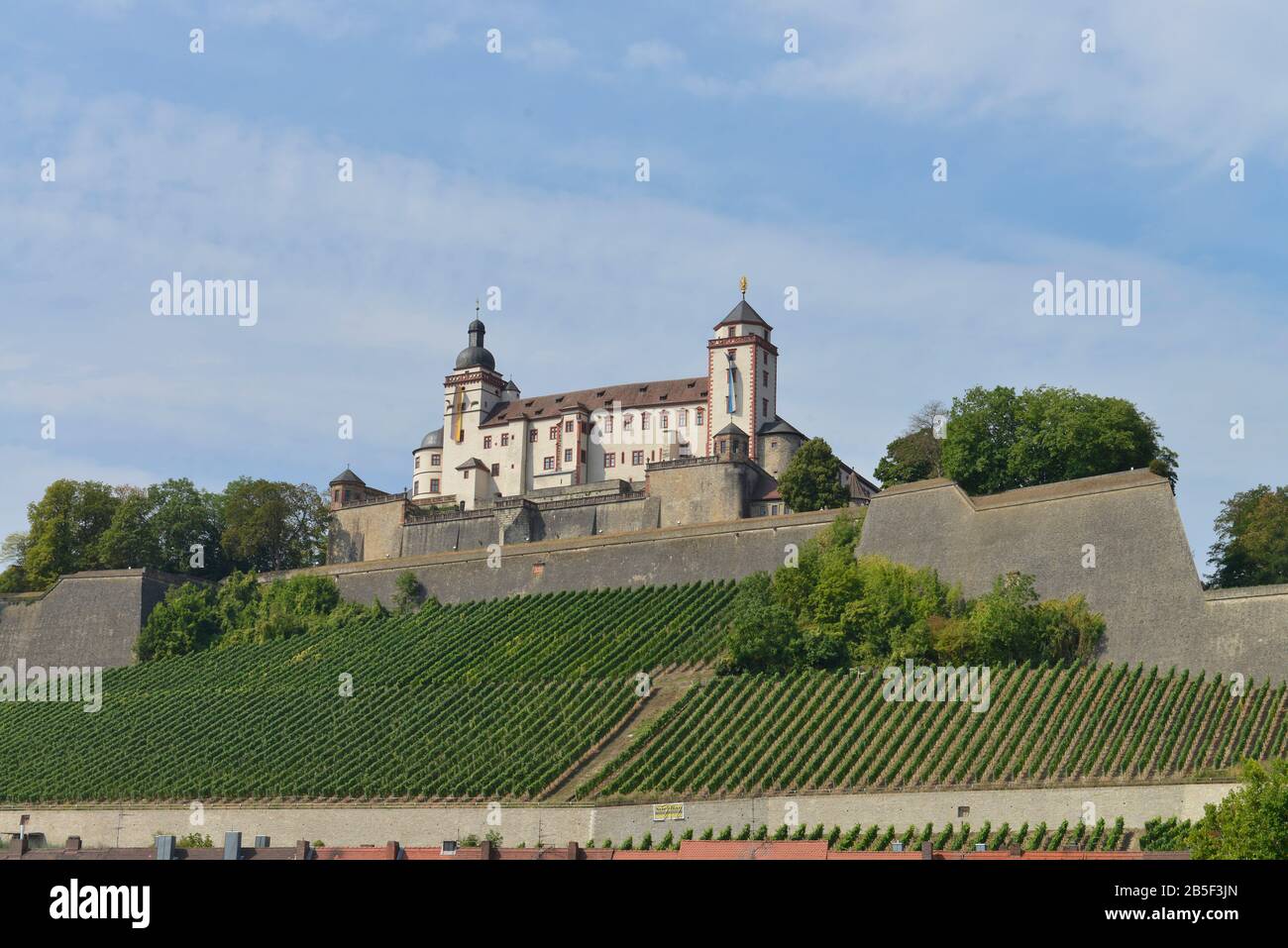 Festung Marienberg, Wuerzburg, Bayern, Deutschland / Würzburg Foto Stock