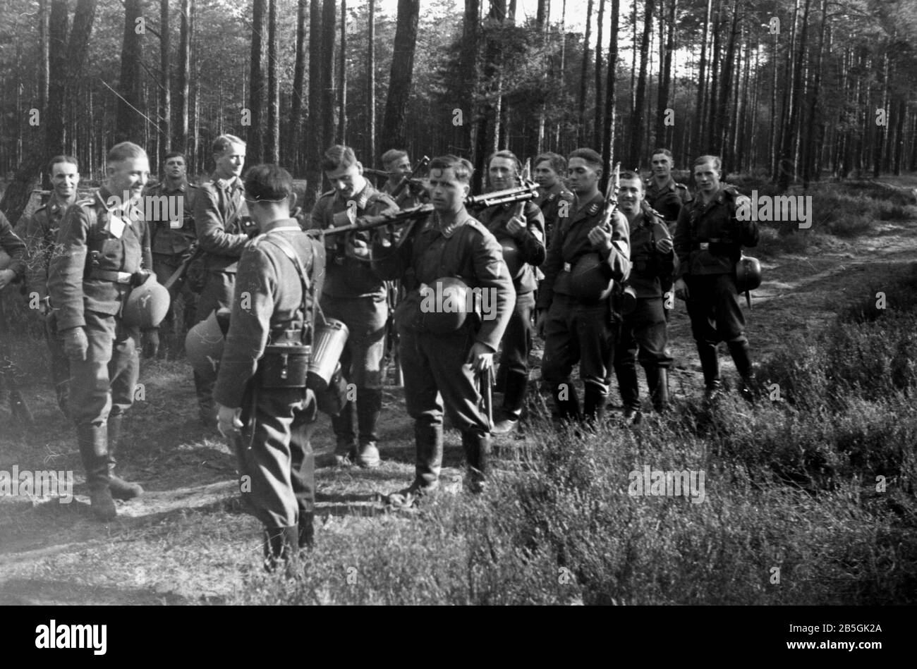 Wehrmacht Heer Maschinengewehr Mg 34 / German Army Machinegun Mg34 Foto Stock