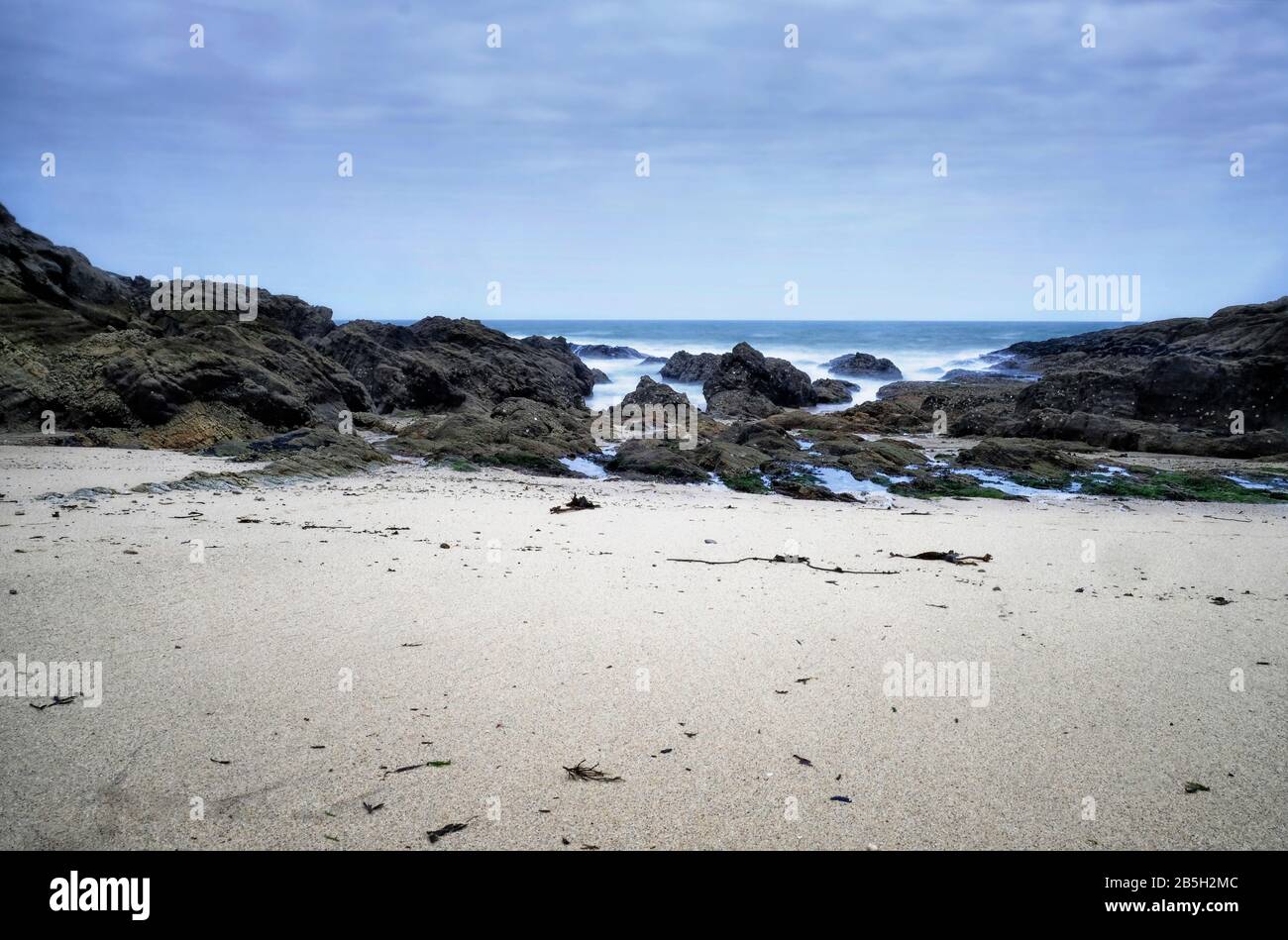 cote sauvage le pouliguen francia Foto Stock