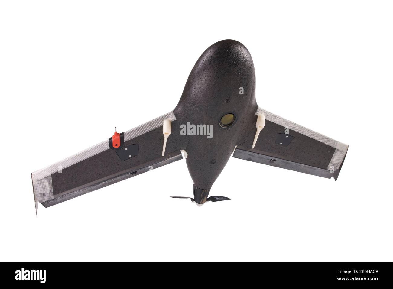 drone isolato su sfondo bianco Foto Stock